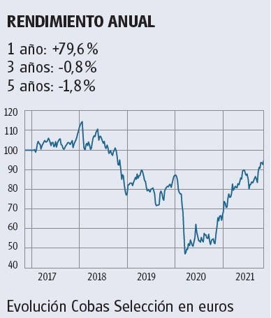 Rendimiento en euros del Cobas Selección